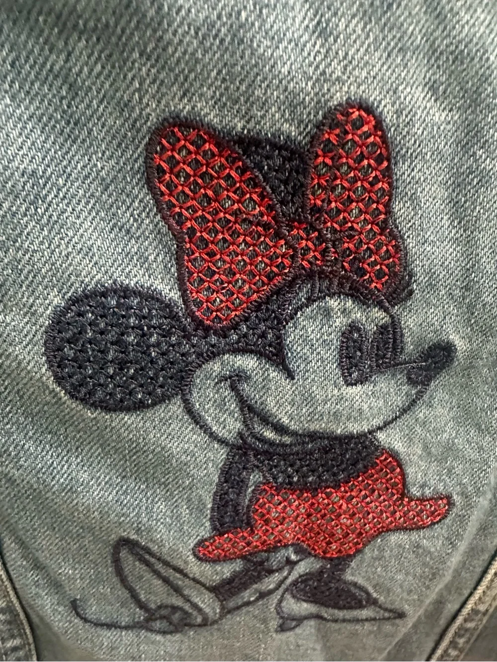 Baby Gap Minnie Mouse Blue Denim Jacket